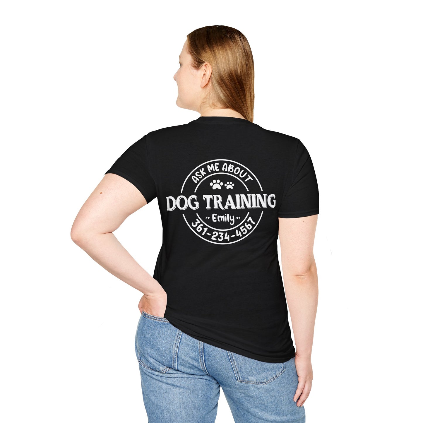 Personalized Dog Trainer Unisex Shirt - Dog Training Tee, Gift