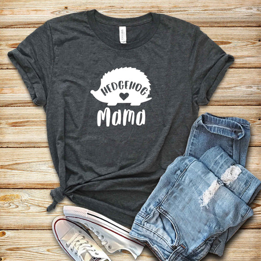 Unisex Hedgehog Mama Shirt - Hedgehog Mom TShirt - Hedgehog lover shirt, Gift