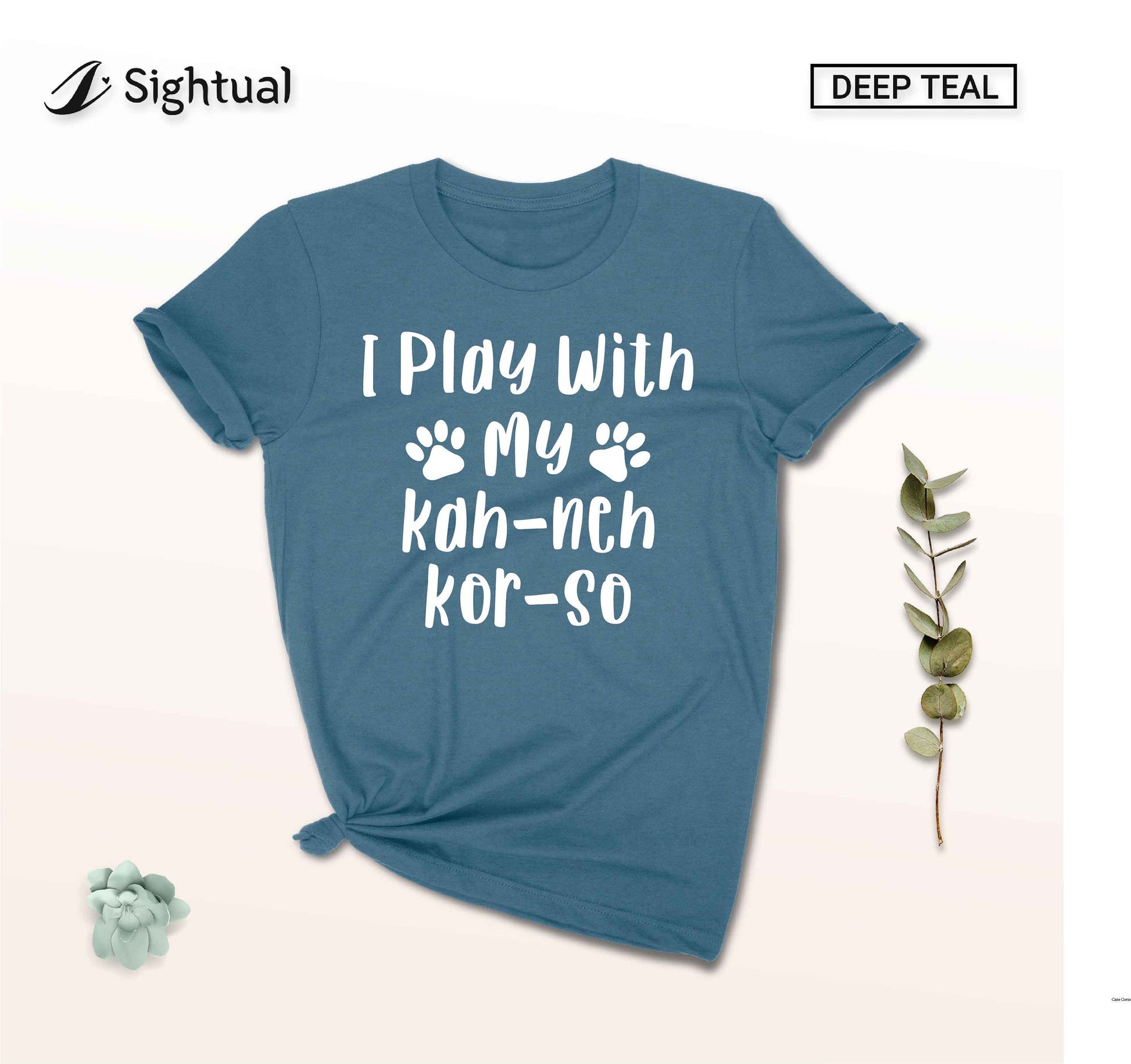 Unisex Funny Cane Corso shirt - kah-neh kor-so - Italian Mastiff Shirt