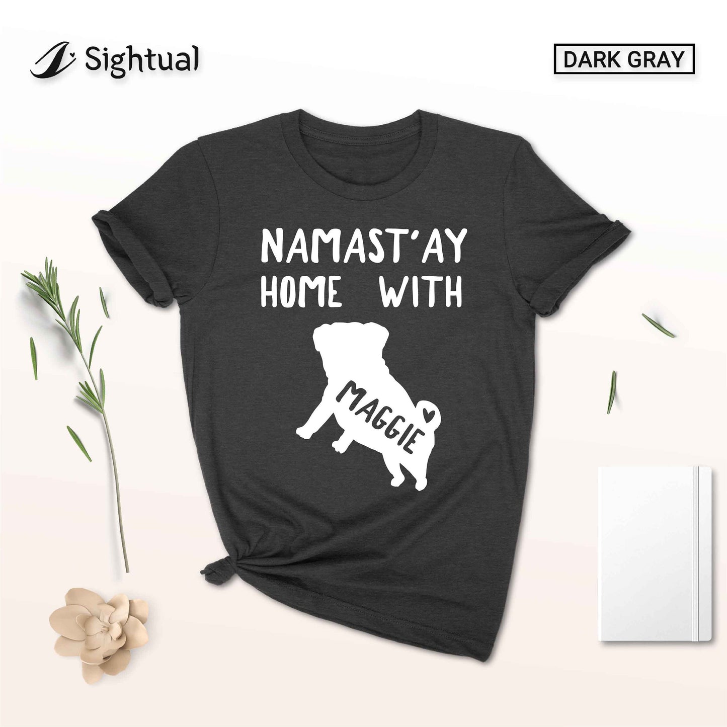 Unisex Personalized Pug Shirt - Custom Pug Shirt - Pug Dog Gift