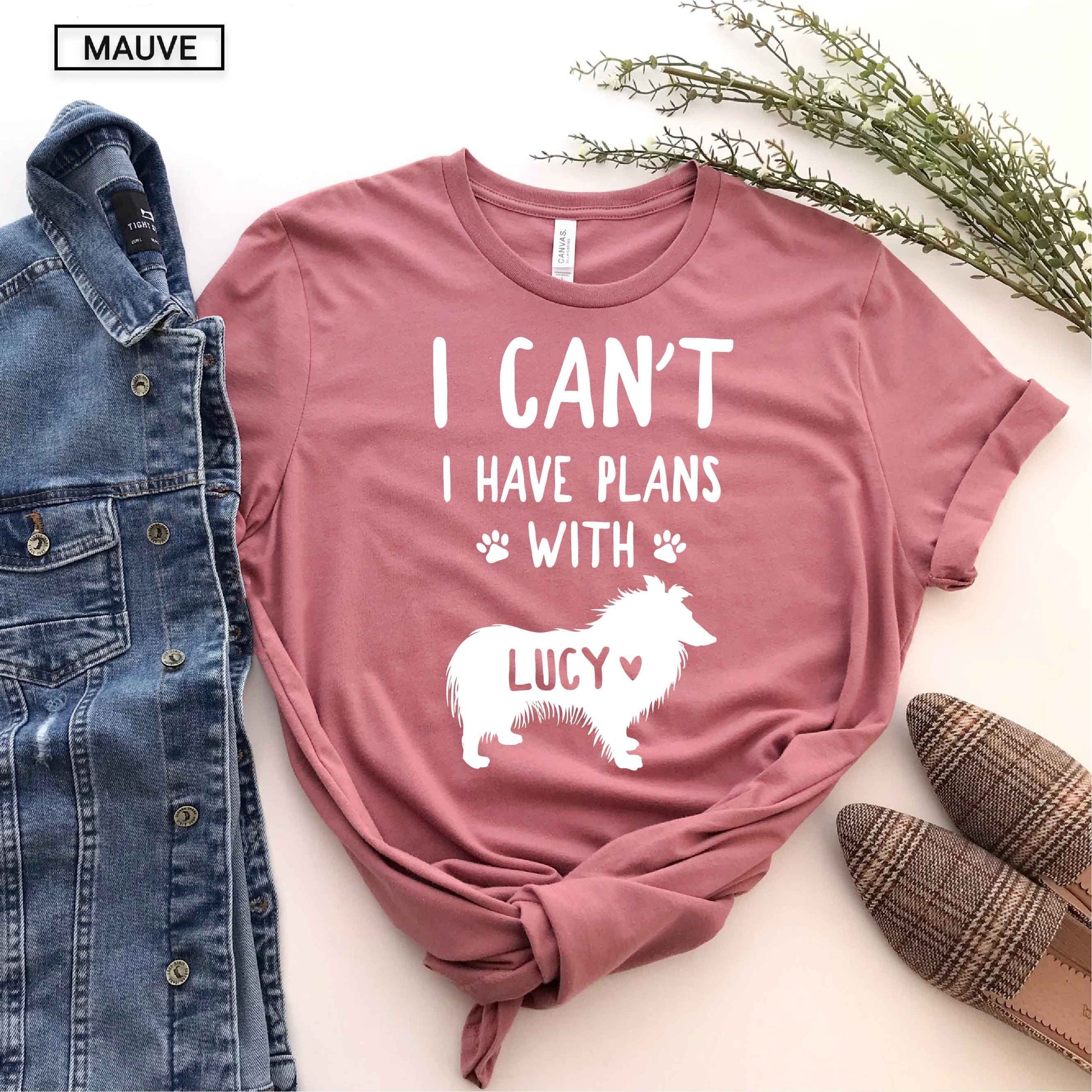 Unisex Personalized Rough Collie Shirt - Custom Collie Shirt - Gift