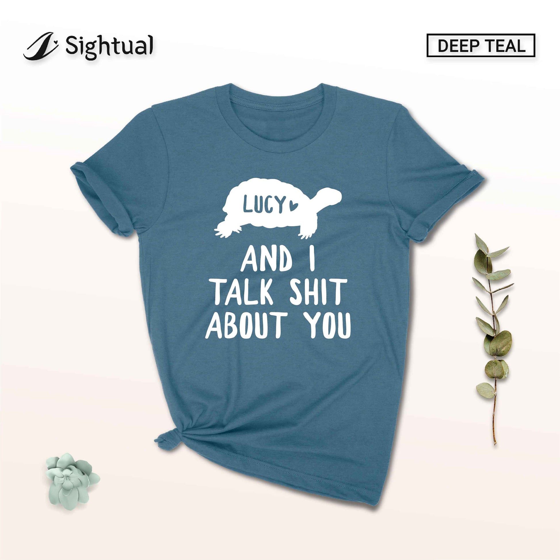 Unisex Personalized Turtle Shirt - Custom Tortoise Shirt - Gift