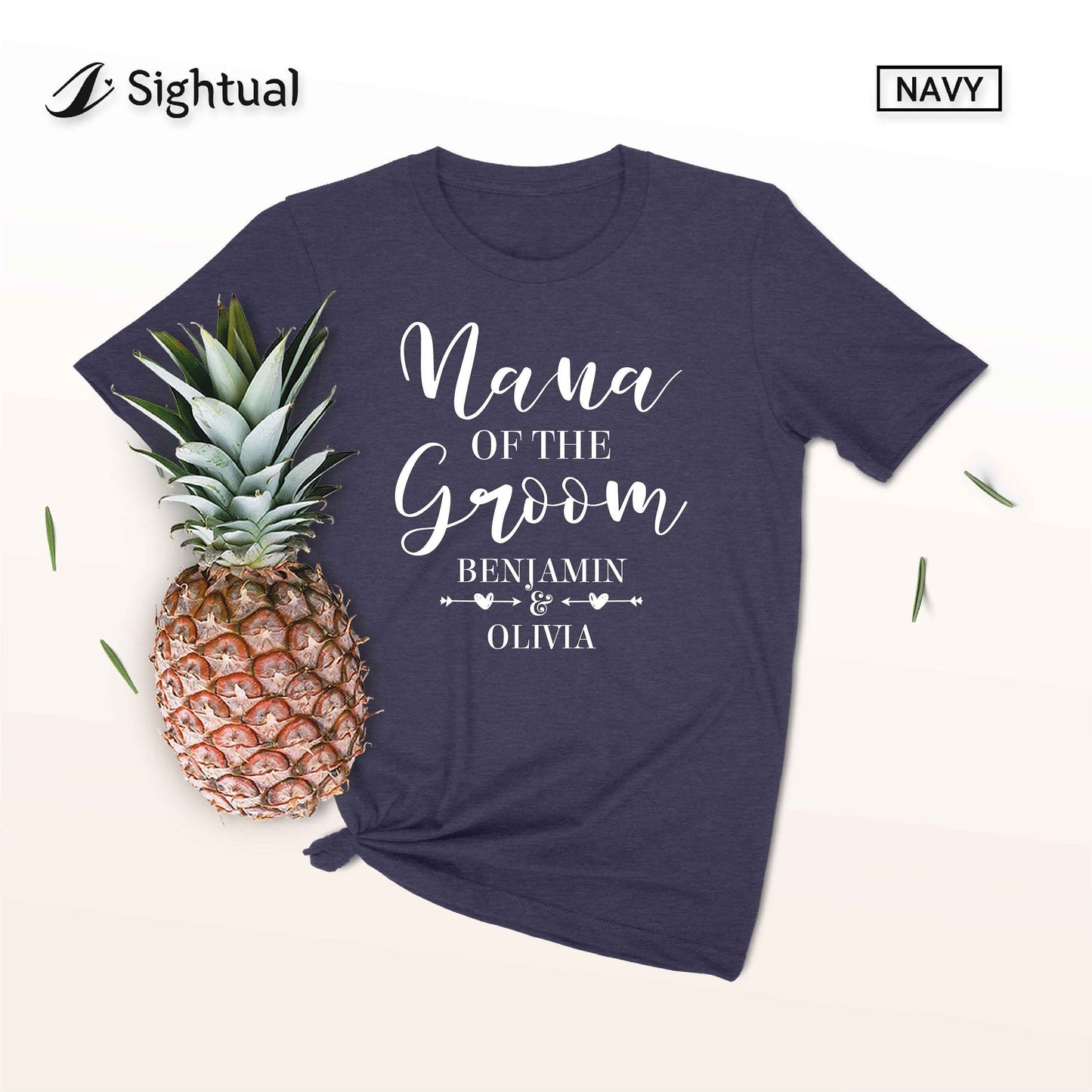 Unisex Personalized Nana of the Groom Shirt - Custom Nana of the Groom Shirt