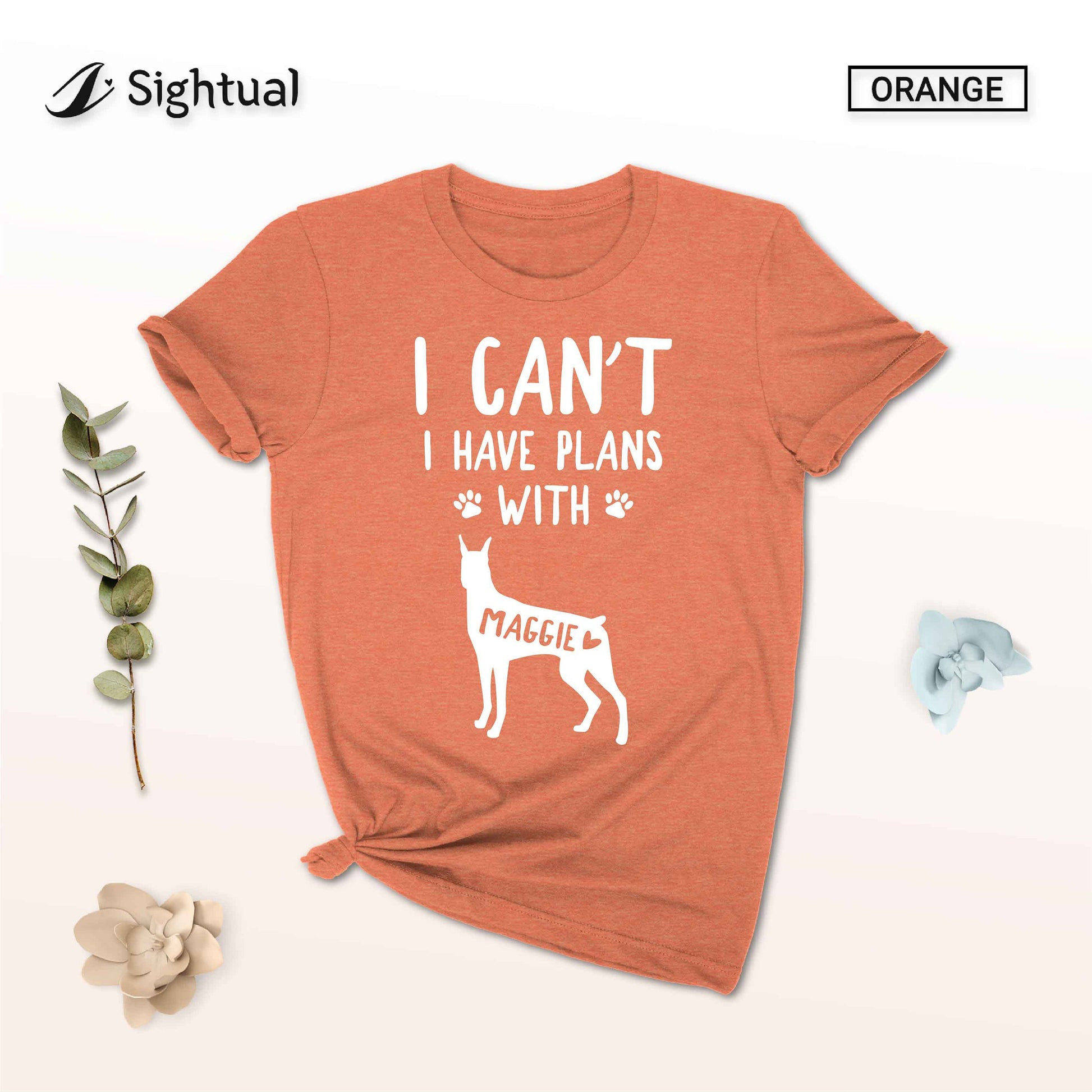 Unisex Personalized Dobermann Shirt - Custom Doberman Pinscher Shirt - Doberman Shirt - Gift