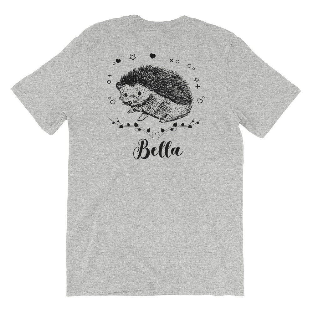Unisex Personalized Hedgehog Mom Shirt - Custom Hedgehog Mama Shirt - Pet Hedgehog Shirt - Gift