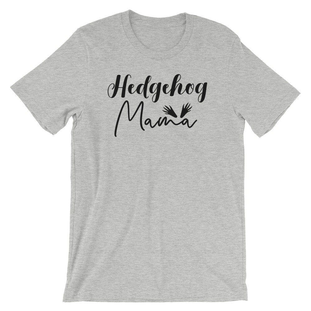 Unisex Personalized Hedgehog Mom Shirt - Custom Hedgehog Mama Shirt - Pet Hedgehog Shirt - Gift