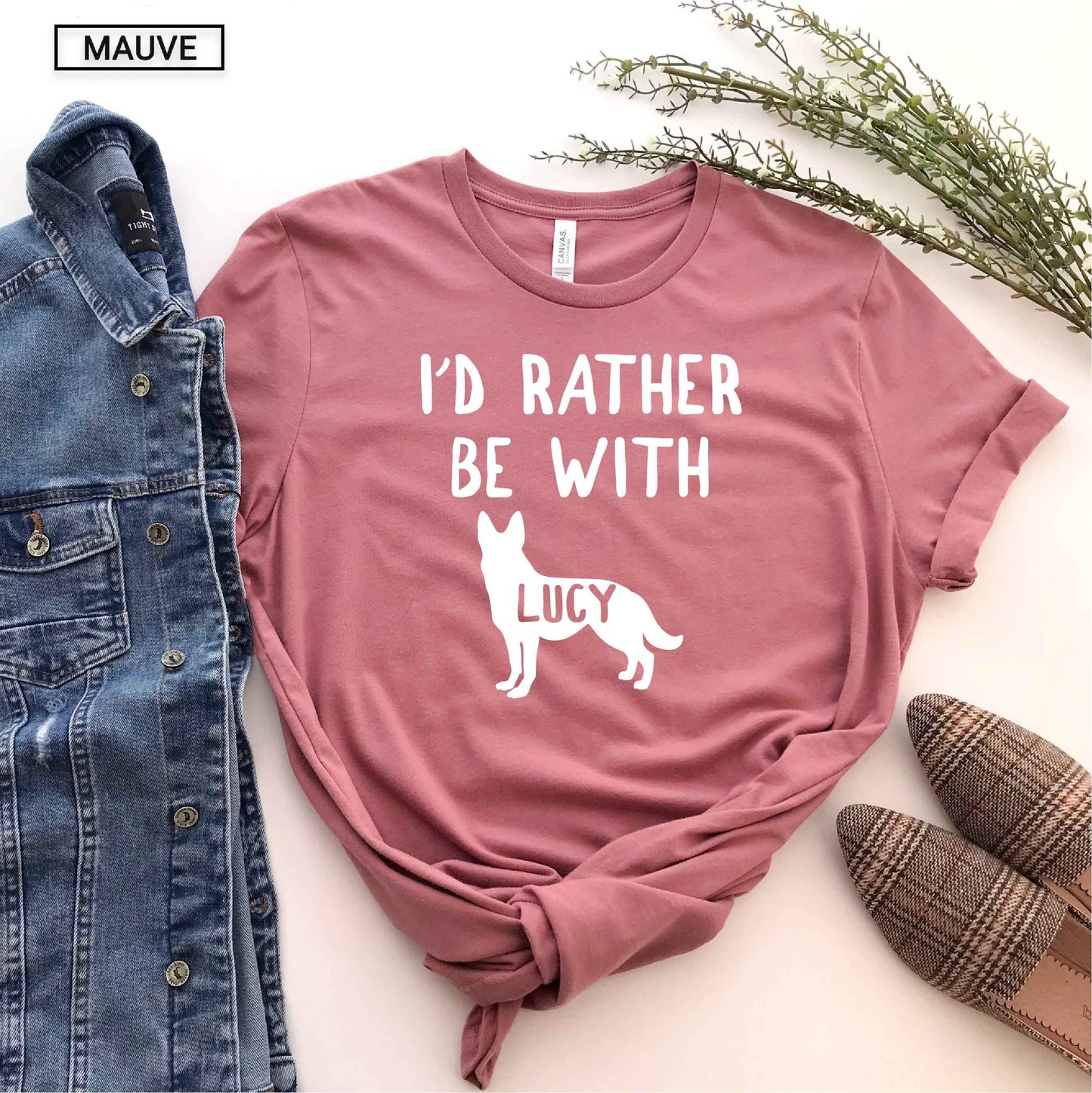 Unisex Personalized German Shepherd Shirt - Custom German Shepherd Shirt - Gift