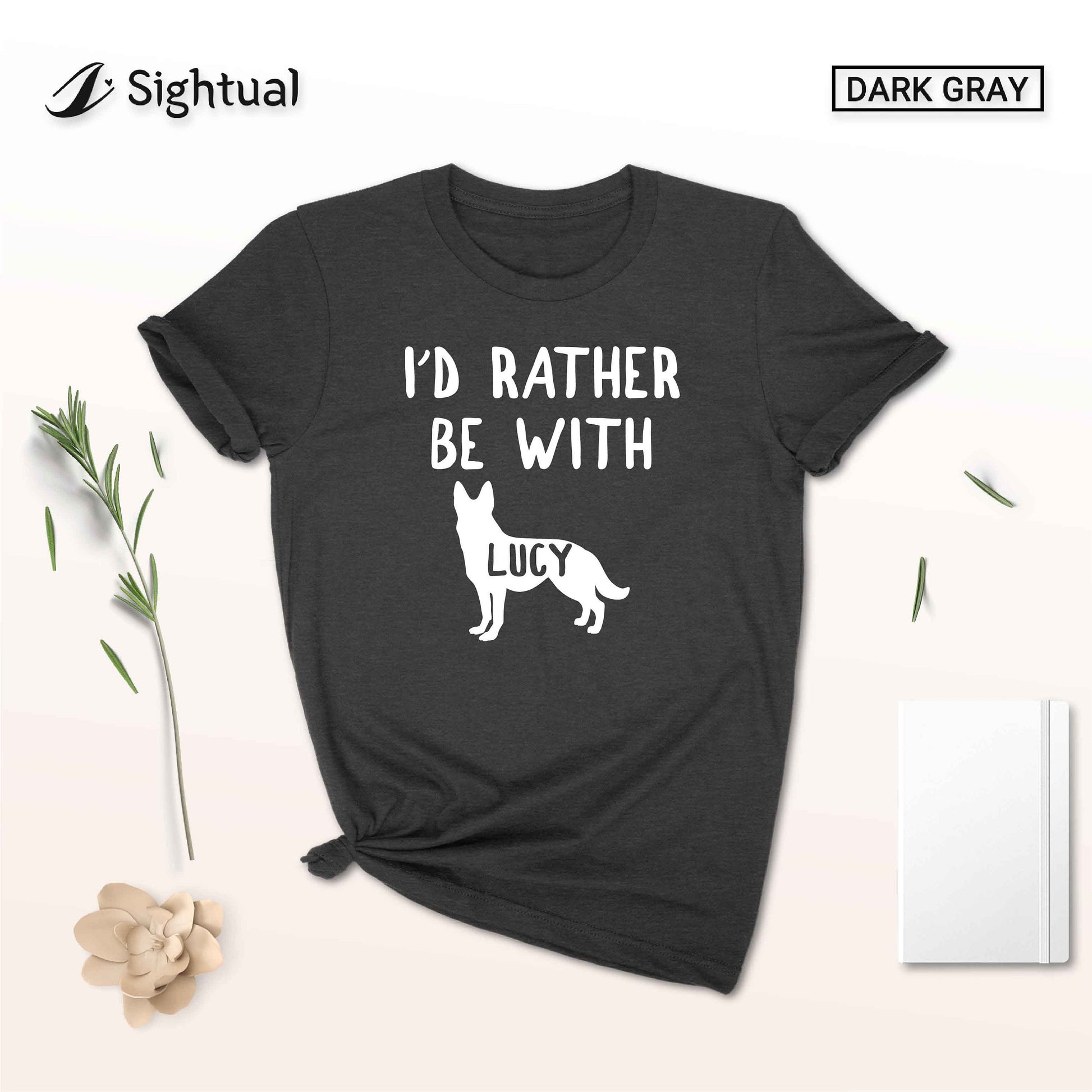 Unisex Personalized German Shepherd Shirt - Custom German Shepherd Shirt - Gift