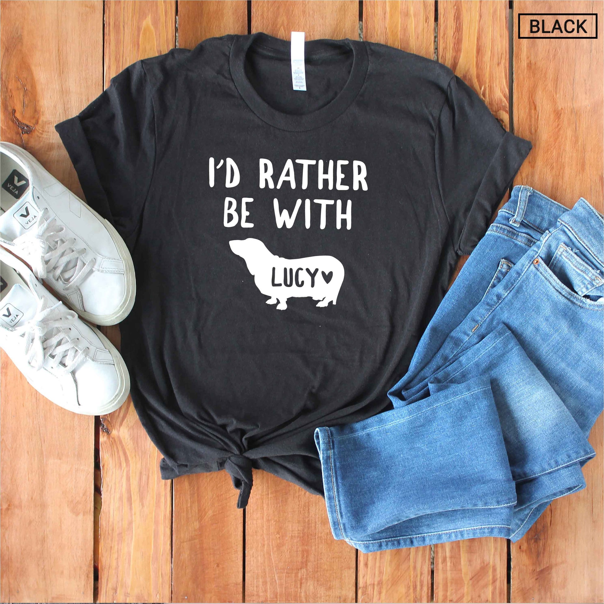 Unisex Personalized Basset Hound Shirt - Custom Basset Hound Shirt - Gift