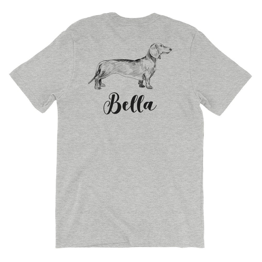 Unisex Personalized Dachshund Shirt - Custom Dachshund Mom Shirt - Dachshund Mama Shirt - Doxie Gift -