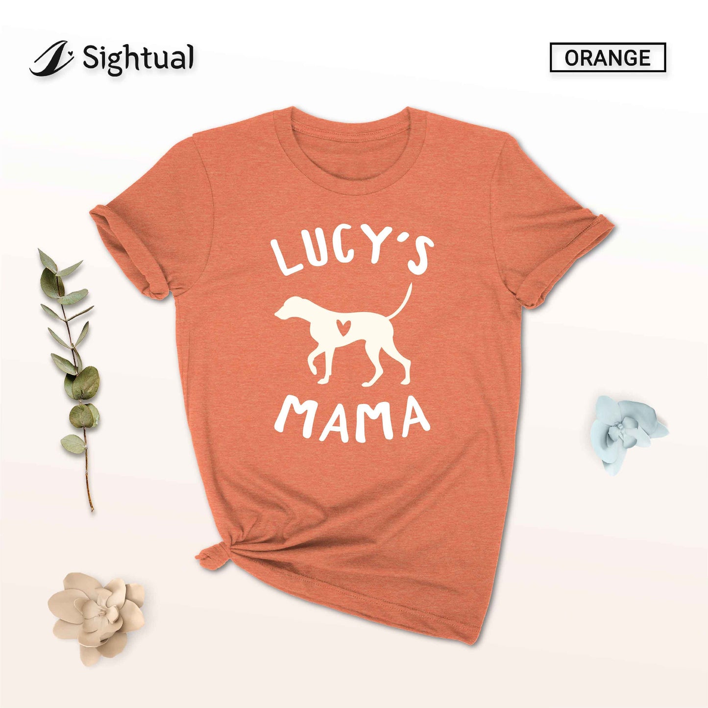 Unisex Personalized Redbone Coonhound Mama Shirt - Custom Redbone Coonhound Mom Shirt - Gift