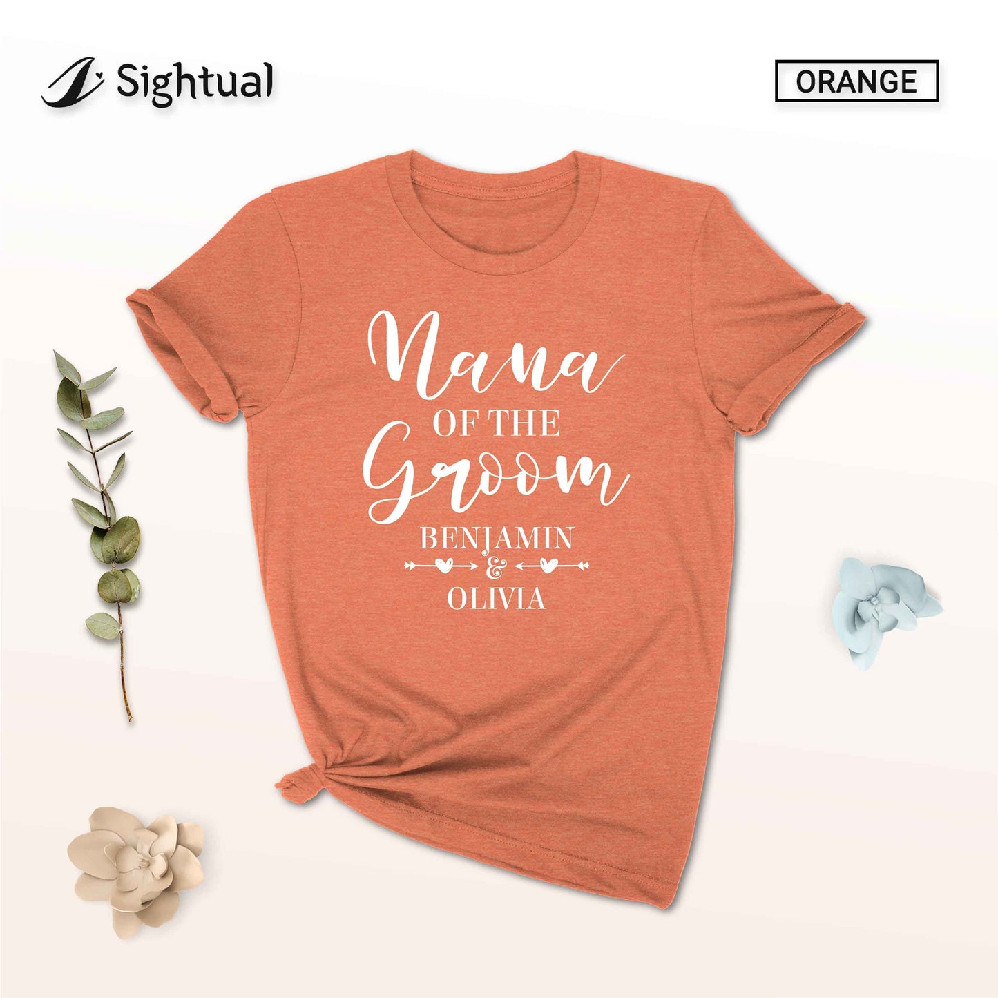 Unisex Personalized Nana of the Groom Shirt - Custom Nana of the Groom Shirt