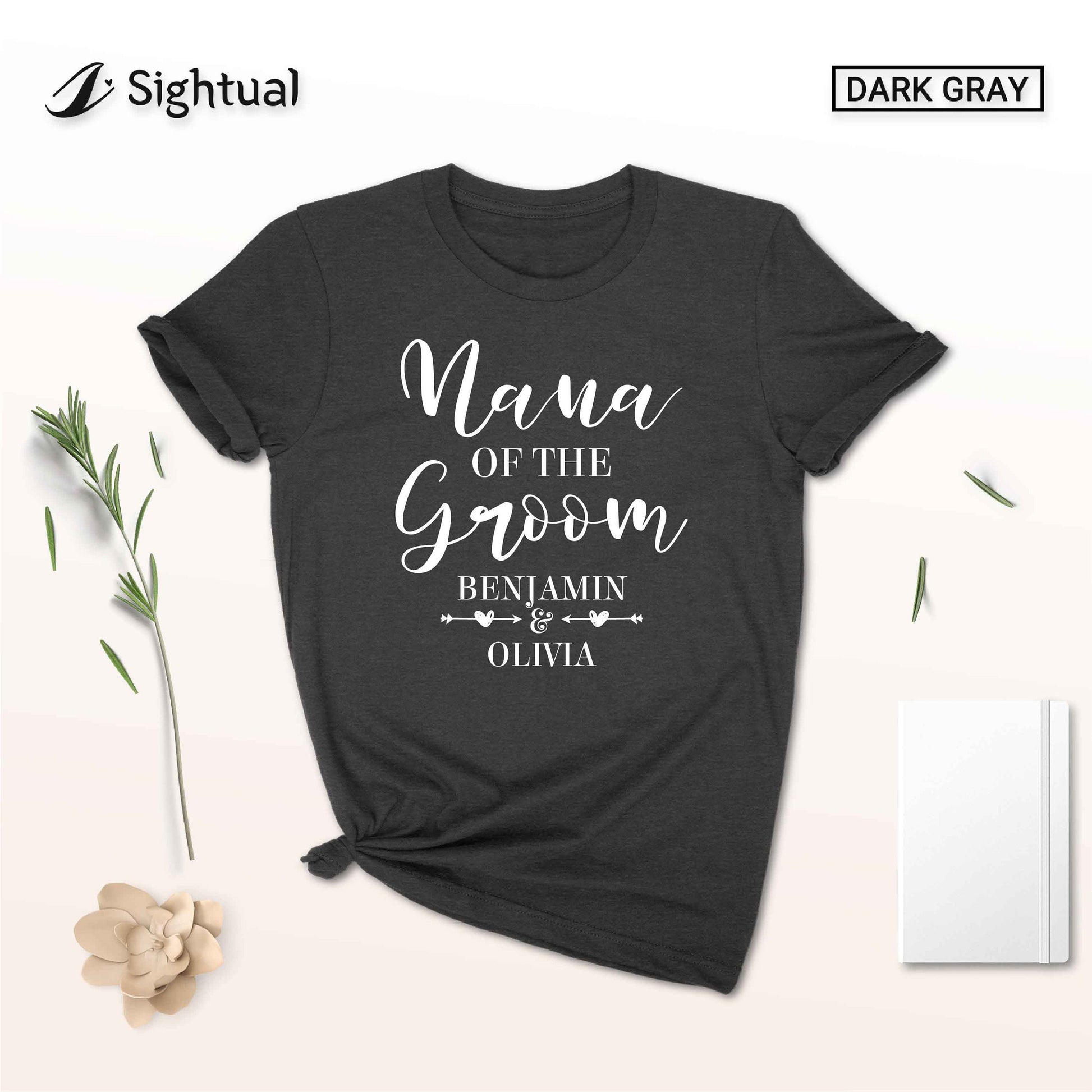 Unisex Personalized Nana of the Groom Shirt - Custom Nana of the Groom Shirt