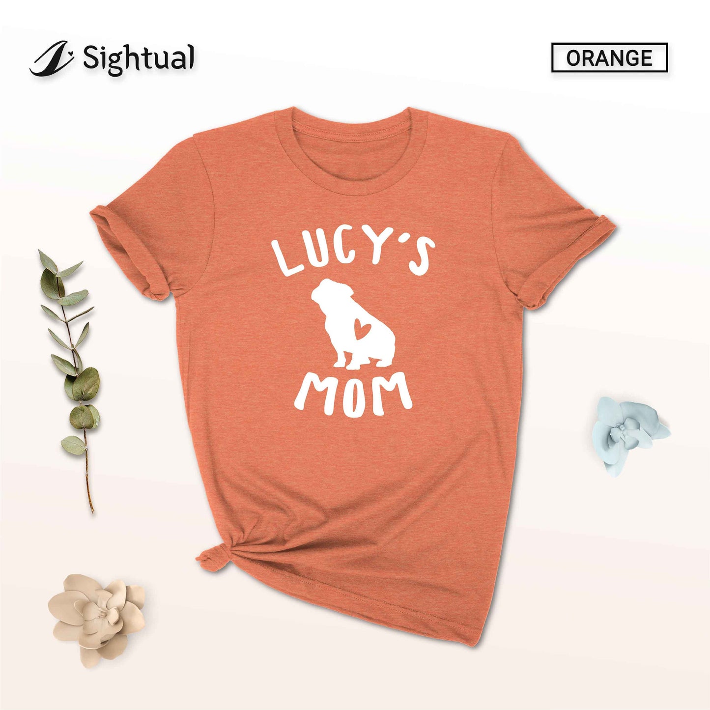 Unisex Personalized Pug Mom Shirt - Custom Pug Mama Shirt - Gift