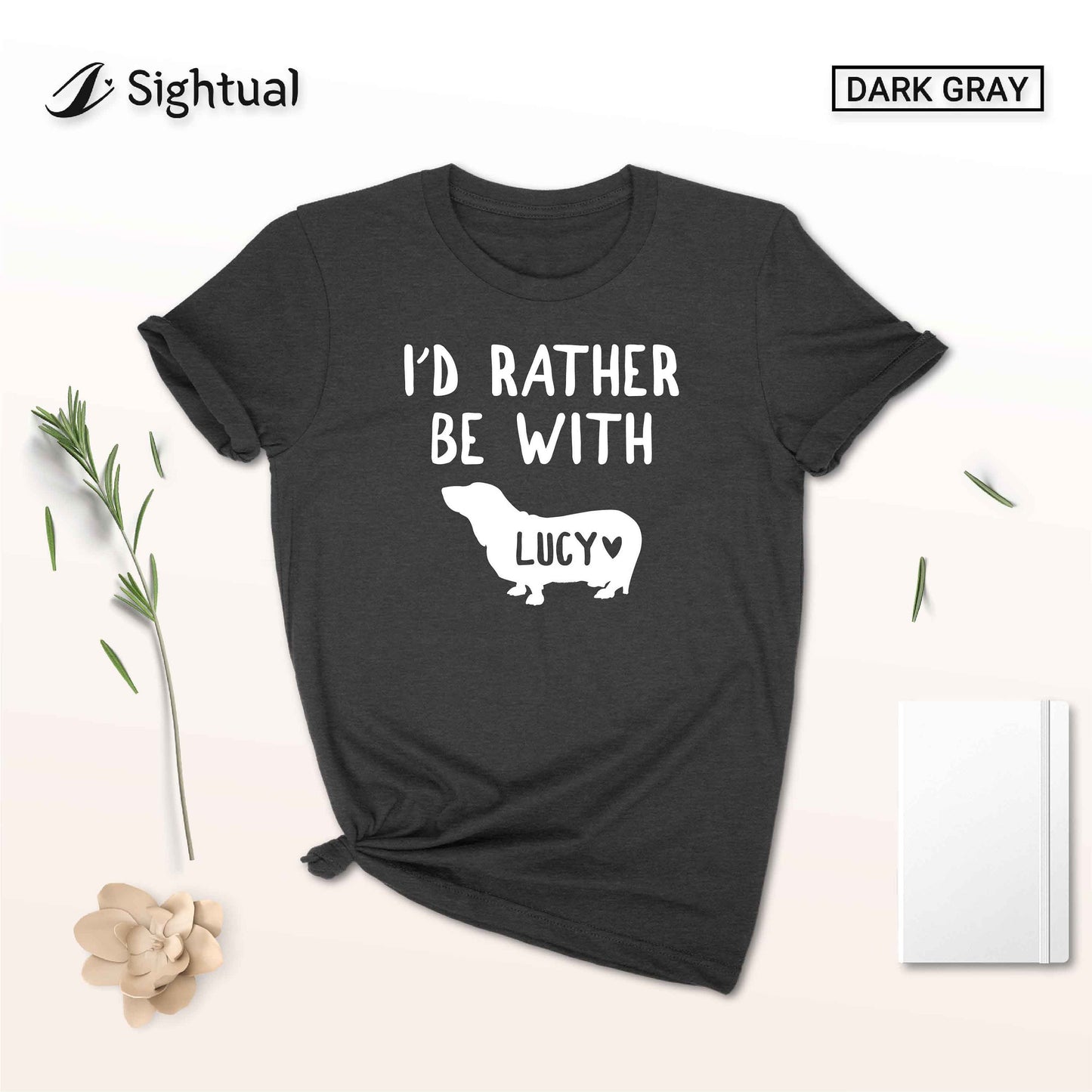 Unisex Personalized Basset Hound Shirt - Custom Basset Hound Shirt - Gift