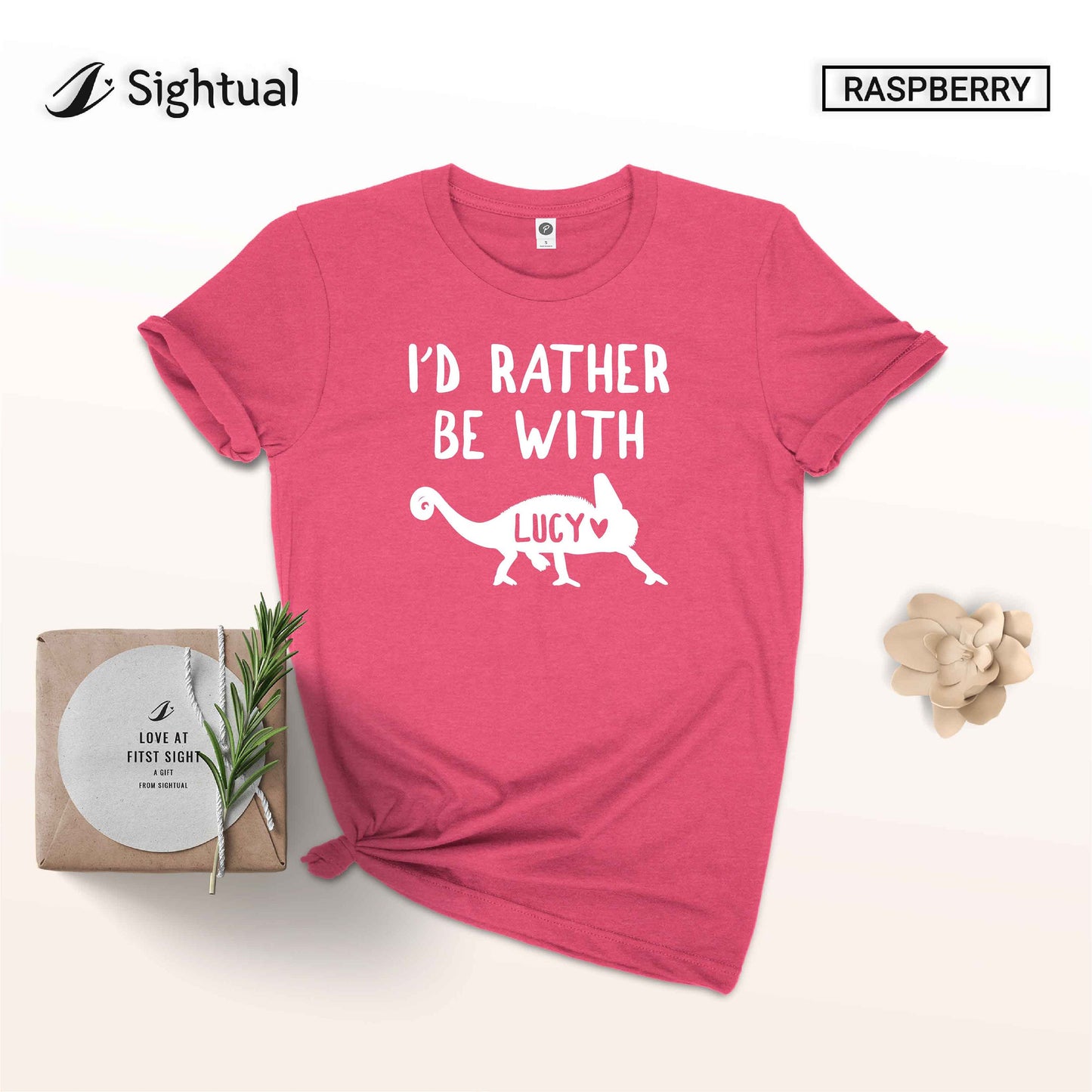 Unisex Personalized Chameleon Shirt - Custom Chamaeleon Shirt - Gift