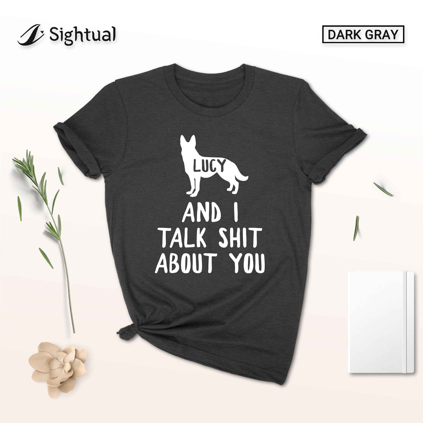 Unisex Personalized German Shepherd Shirt - Custom German Shepherd Shirt - Gift -