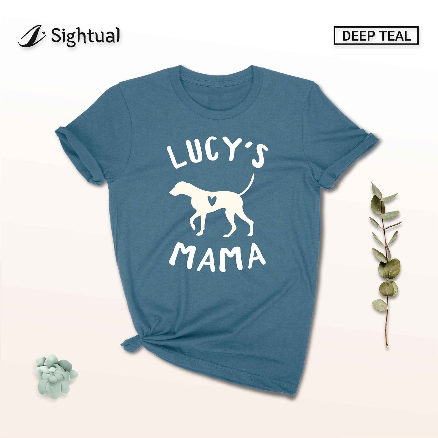 Unisex Personalized Redbone Coonhound Mama Shirt - Custom Redbone Coonhound Mom Shirt - Gift