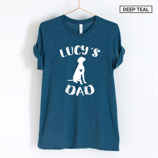 Personalized Weimaraner Dad Shirt - Custom Unisex Shirt -