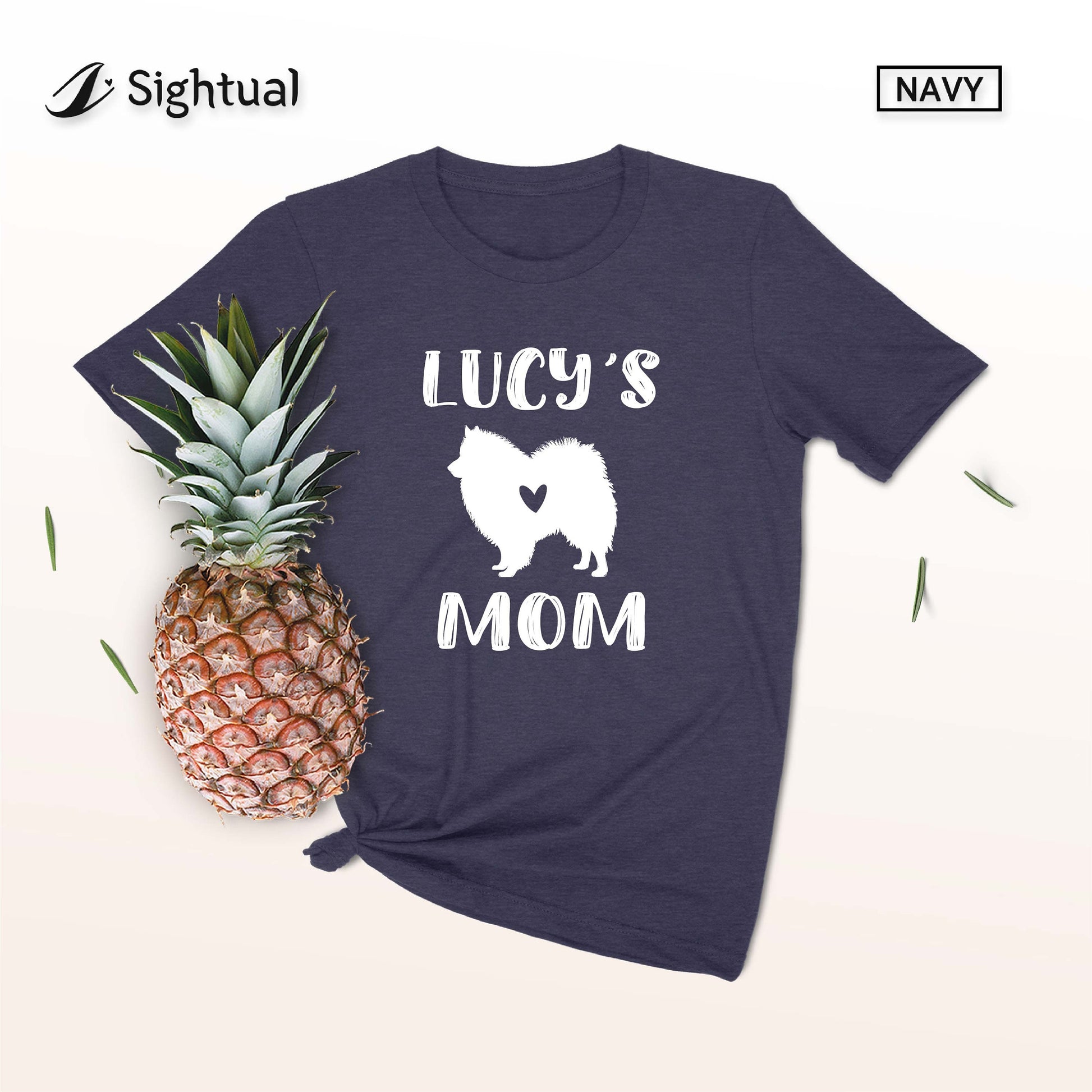 Personalized American Eskimo Dog Mom Shirt - Custom Unisex Shirt -