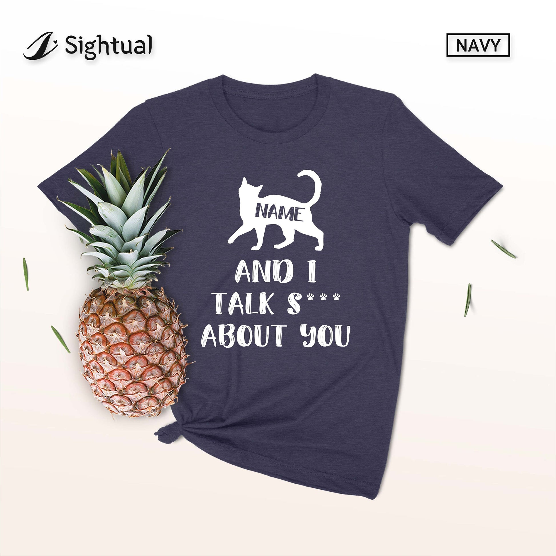 Personalized Cat Shirt - Funny Cat Shirt - Custom Unisex Shirt