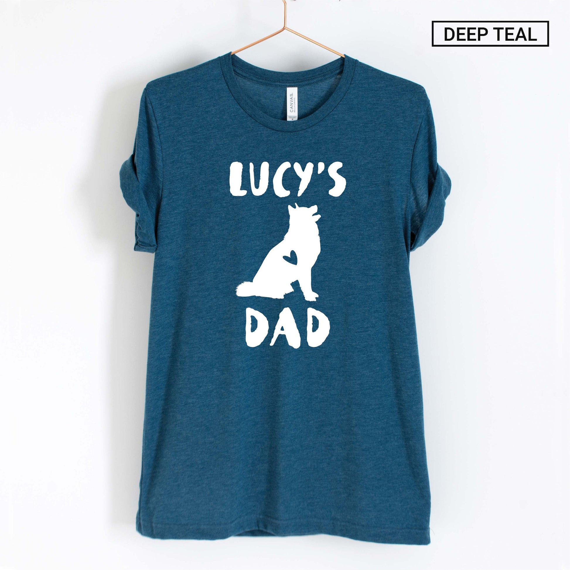 Personalized Siberian Husky Dad Shirt - Custom Unisex Shirt -