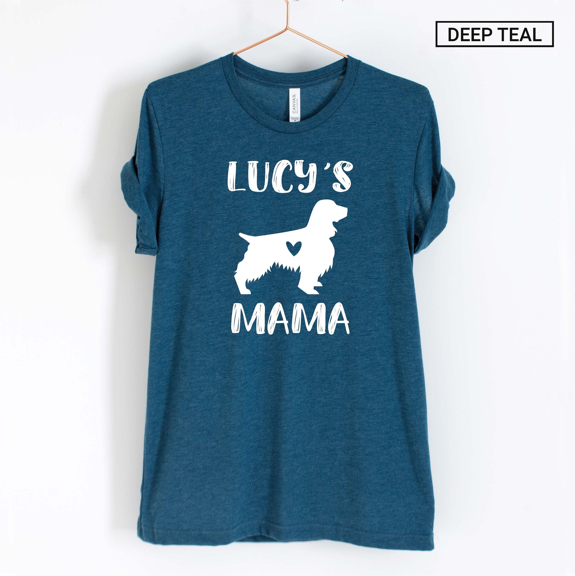 Unisex Personalized English Springer Spaniel Mama Shirt - Custom English Springer Spaniel Mom Shirt - Gift