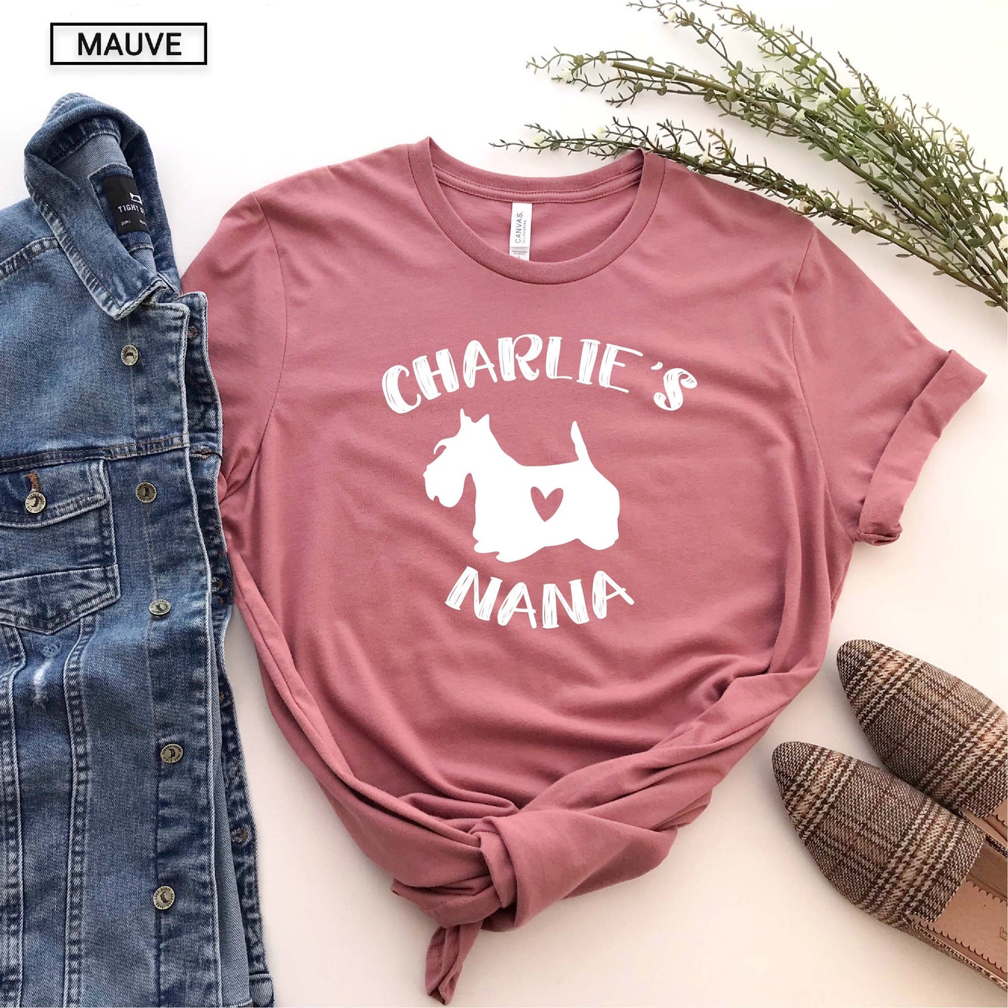 Unisex Personalized Scottish Terrier Nana Shirt - Custom Scottie Nana Shirt - Gift - Dog Lover Gift