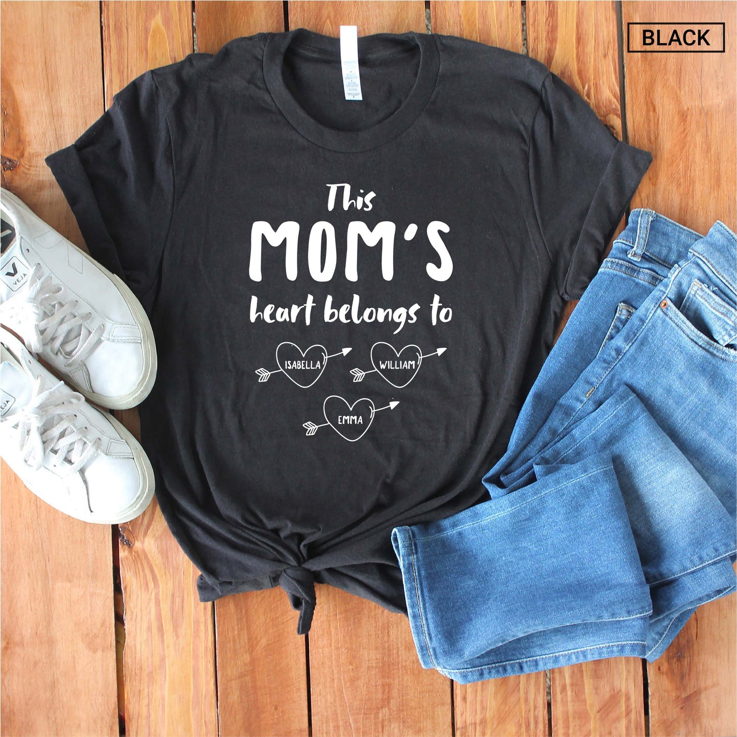 Personalized Mom Shirt - Cute Mama Shirt - Custom Unisex Shirt - Gift