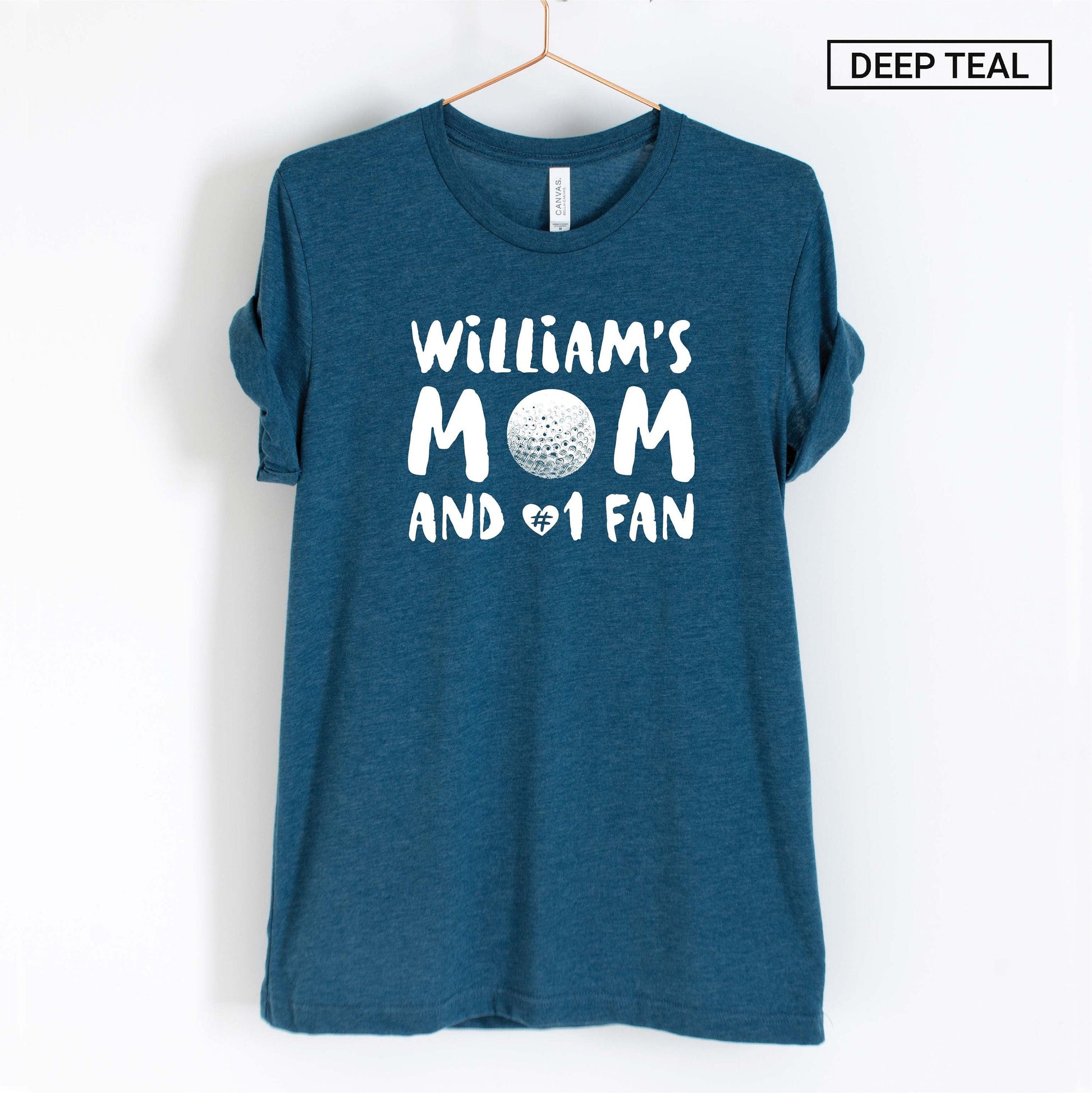 Personalized Golf Mom Shirt - Custom Unisex Shirt