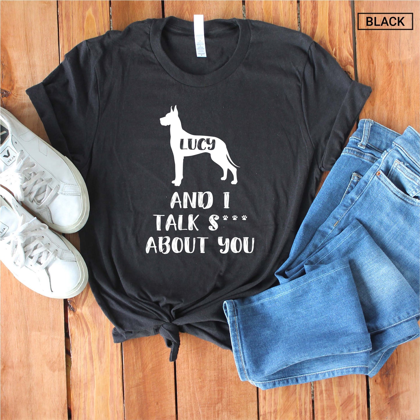 Personalized Great Dane Shirt - Funny Great Dane Shirt - Custom Unisex Shirt -