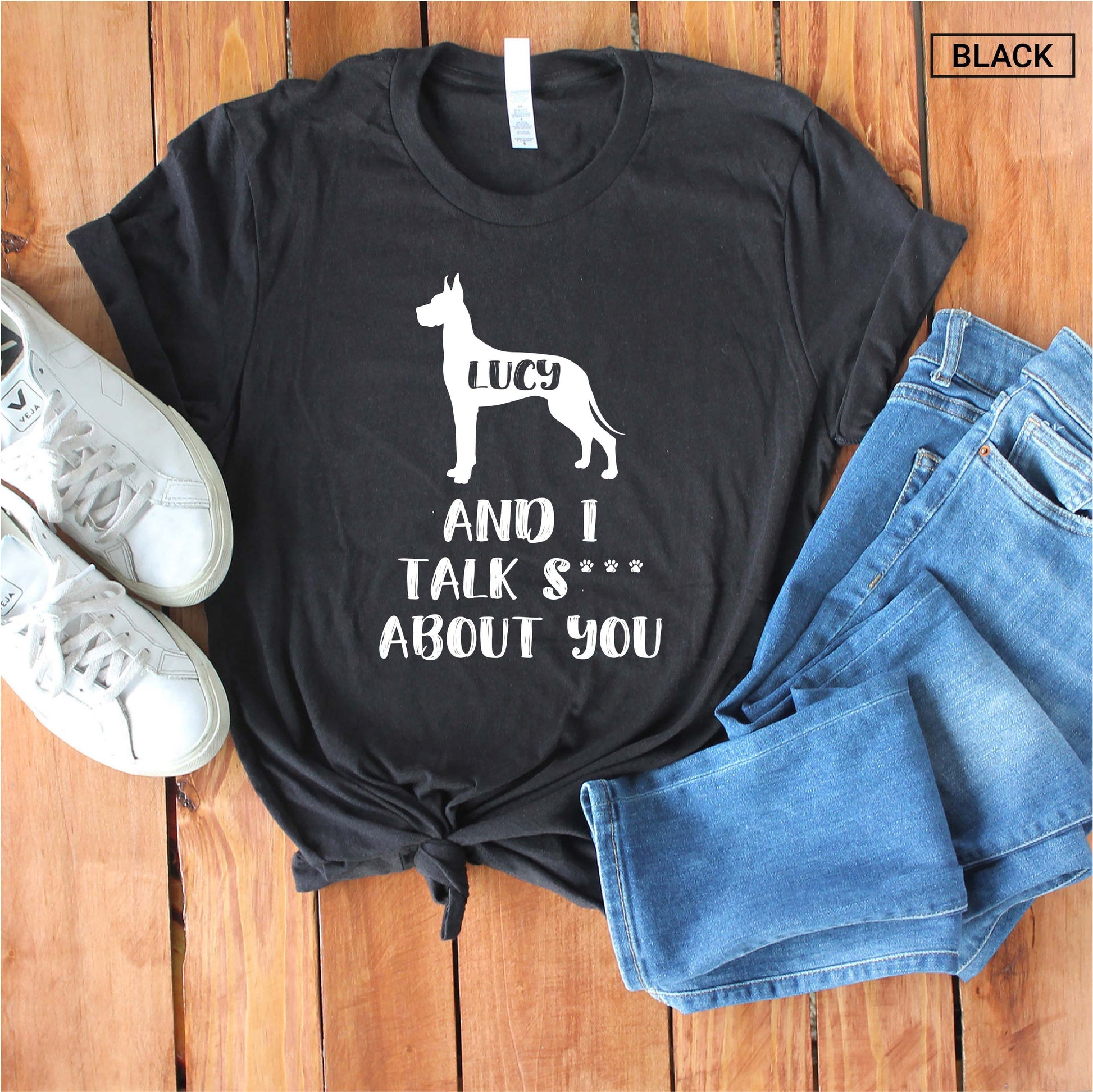 Personalized Great Dane Shirt - Funny Great Dane Shirt - Custom Unisex Shirt -