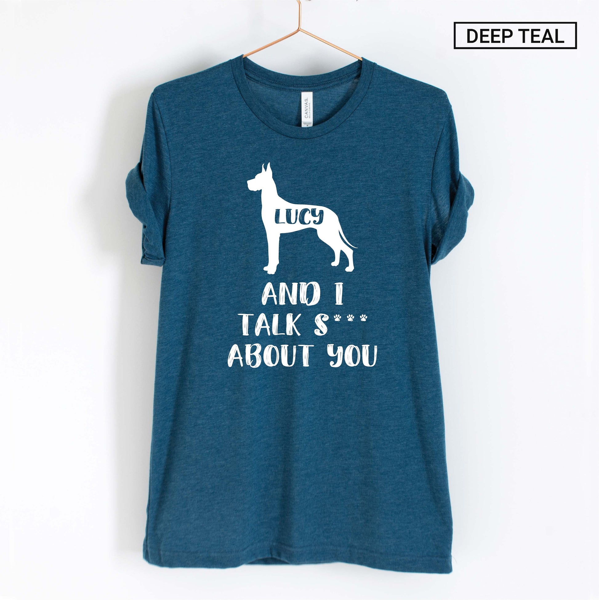 Personalized Great Dane Shirt - Funny Great Dane Shirt - Custom Unisex Shirt -