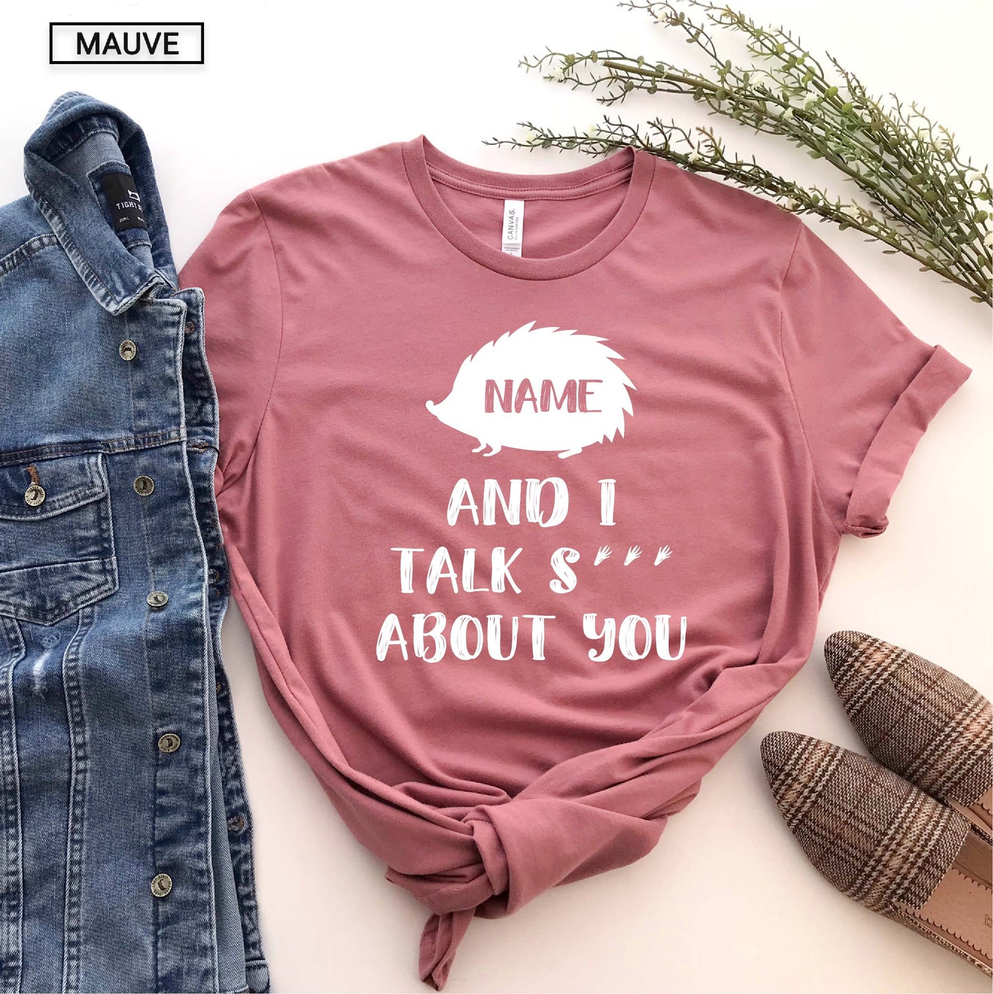 Personalized Hedgehog Shirt - Funny Hedgehog Shirt - Custom Unisex Shirt