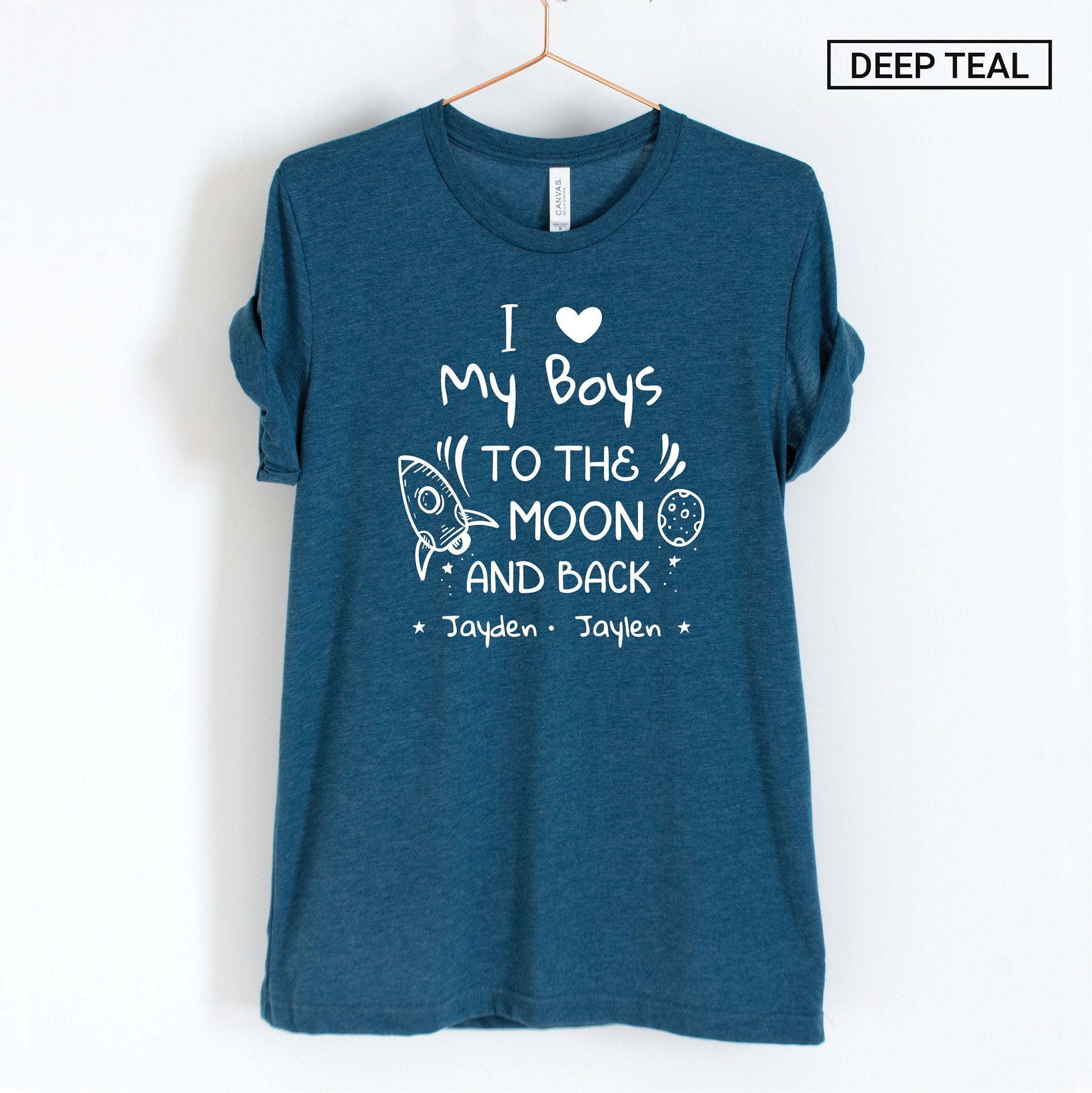 Personalized Mom of Boys Shirt - Custom Boy Mom Shirt - Grandma of Boys - Cute Gift - [Unisex Shirt]