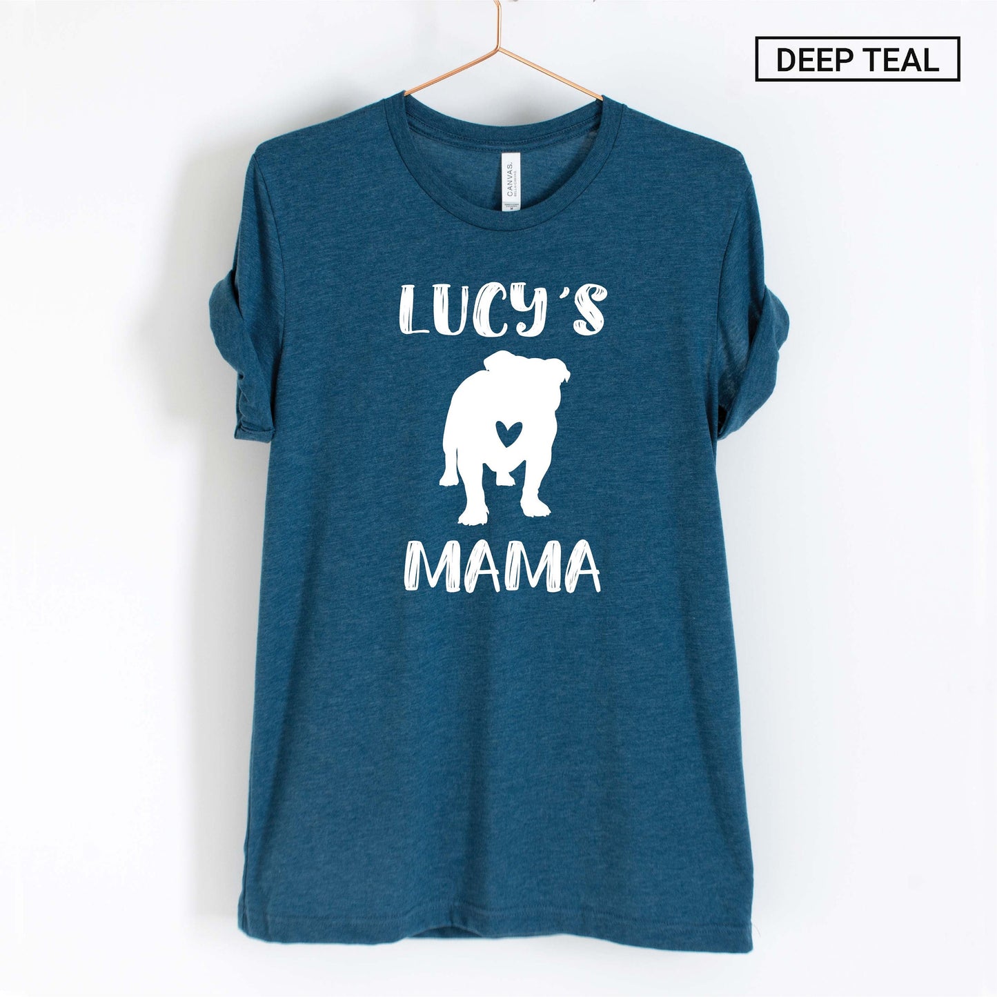 Personalized Bulldog Mom Shirt - Bulldog Mama Tee - Custom Unisex Shirt -