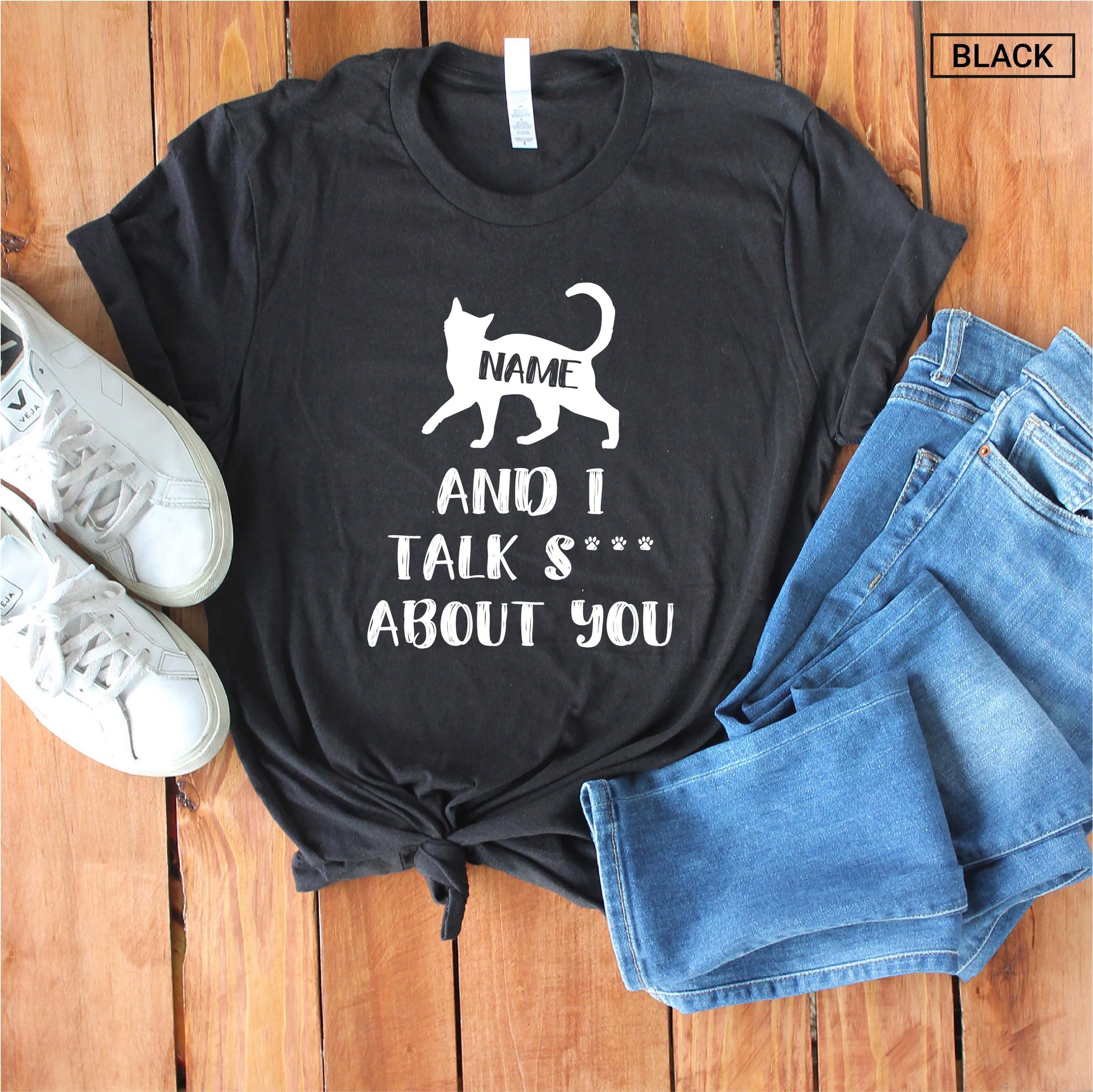 Personalized Cat Shirt - Funny Cat Shirt - Custom Unisex Shirt