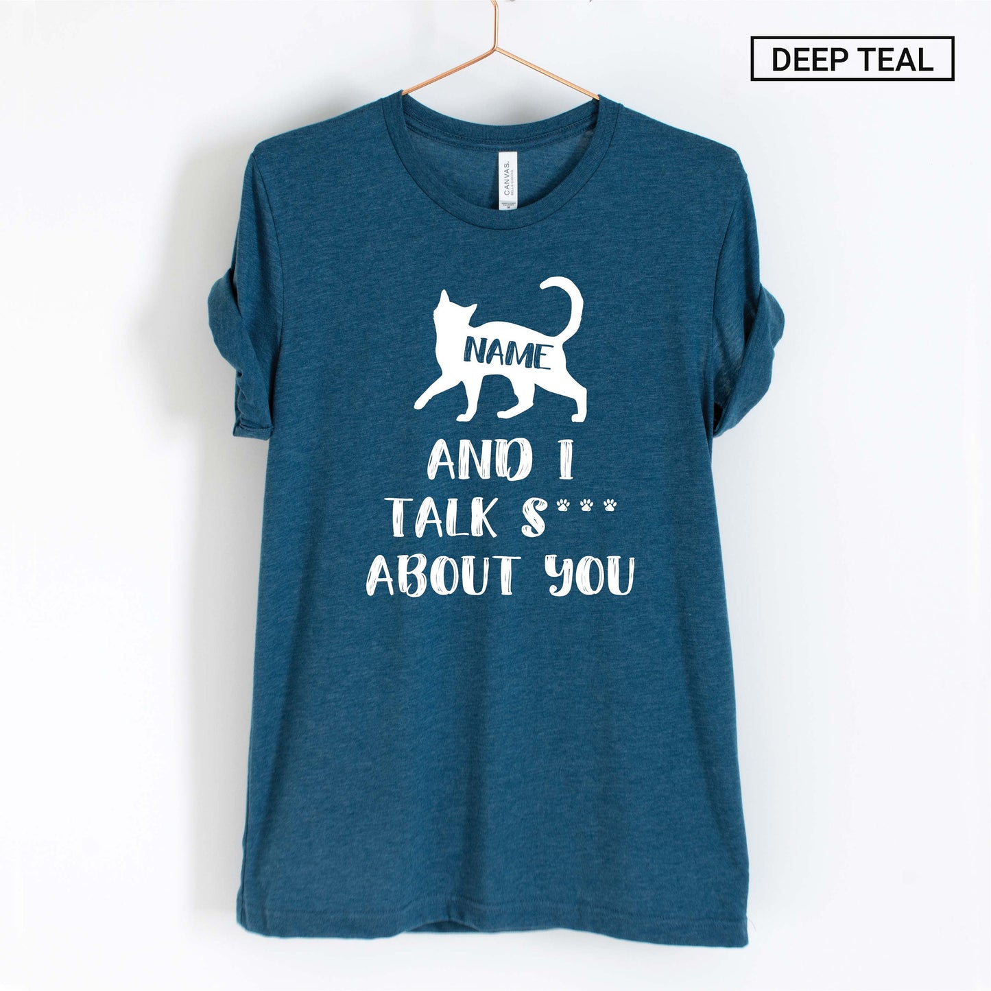 Personalized Cat Shirt - Funny Cat Shirt - Custom Unisex Shirt