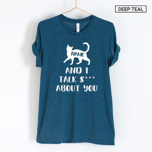 Personalized Cat Shirt - Funny Cat Shirt - Custom Unisex Shirt