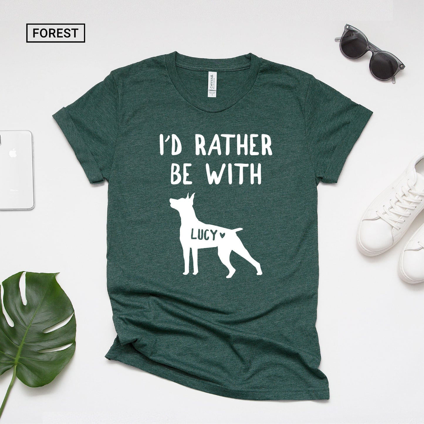 Personalized Dobermann Shirt - Custom Doberman Pinscher Shirt - Funny Doberman Shirt - Gift - [Unisex Shirt]