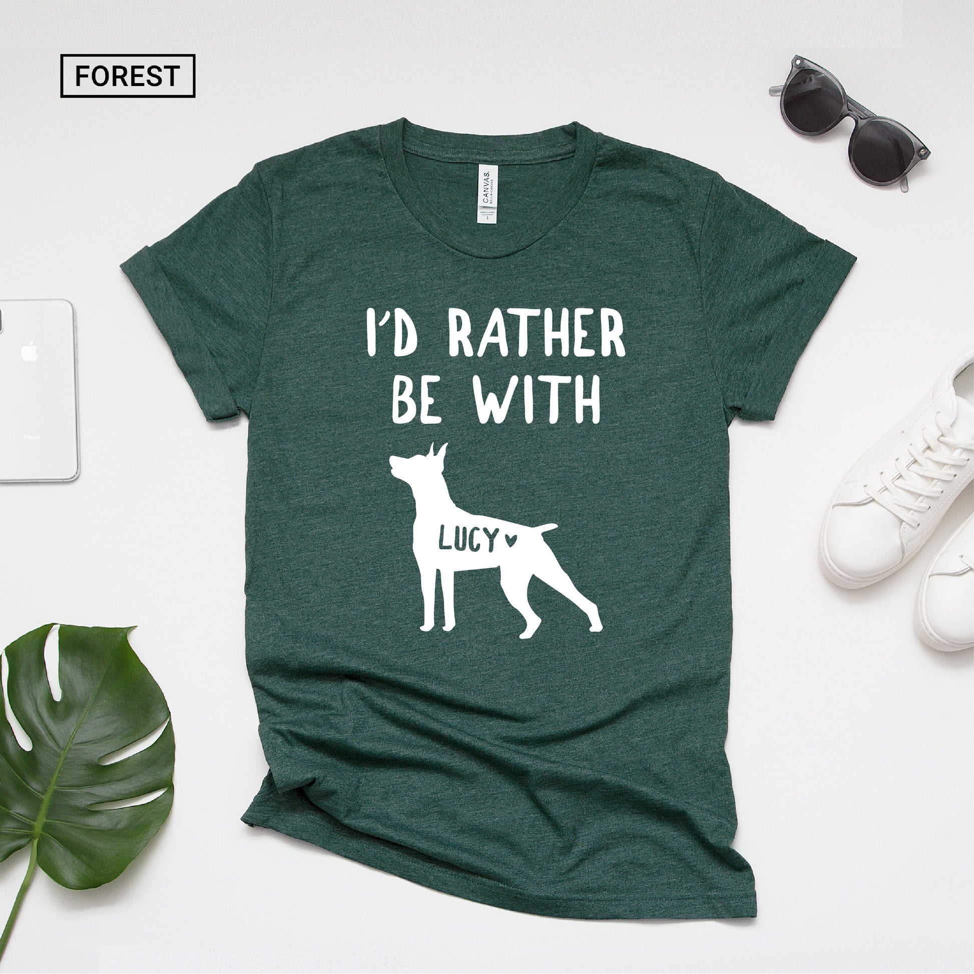 Personalized Dobermann Shirt - Custom Doberman Pinscher Shirt - Funny Doberman Shirt - Gift - [Unisex Shirt]