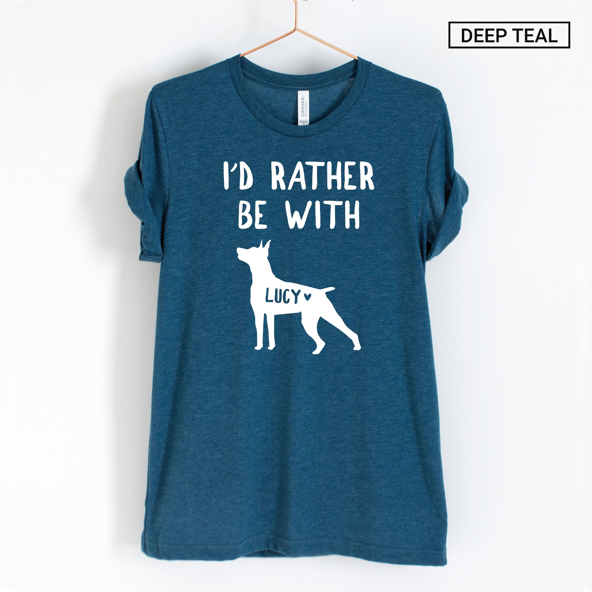 Personalized Dobermann Shirt - Custom Doberman Pinscher Shirt - Funny Doberman Shirt - Gift - [Unisex Shirt]