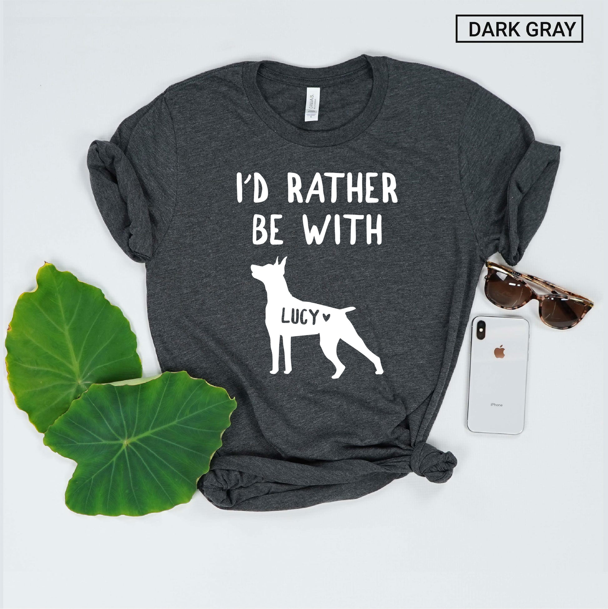 Personalized Dobermann Shirt - Custom Doberman Pinscher Shirt - Funny Doberman Shirt - Gift - [Unisex Shirt]