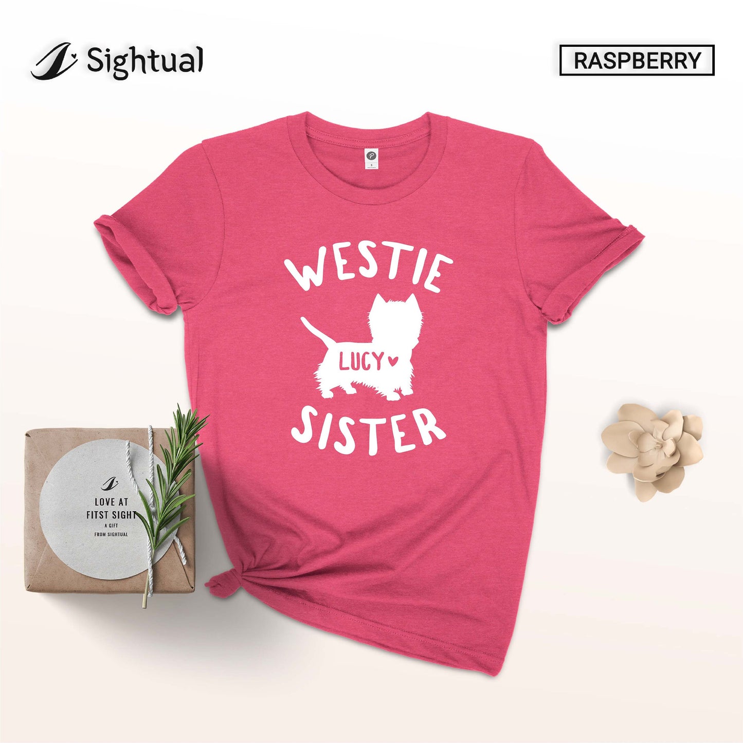 Personalized Westie Sister Shirt - Custom Unisex Shirt -