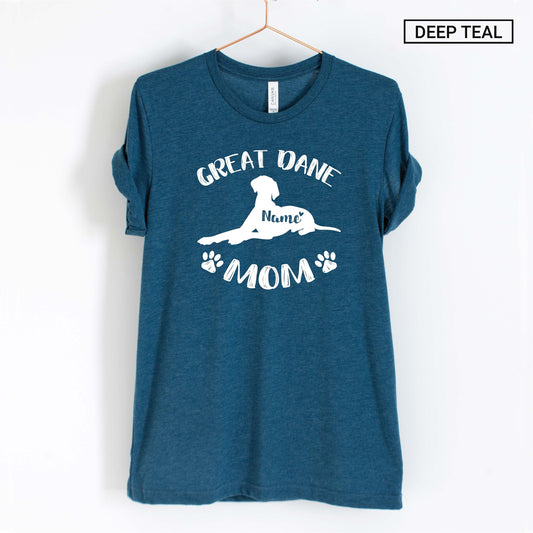 Personalized Great Dane Mom Shirt - Great Dane Mama Shirt - Custom Unisex Shirt -
