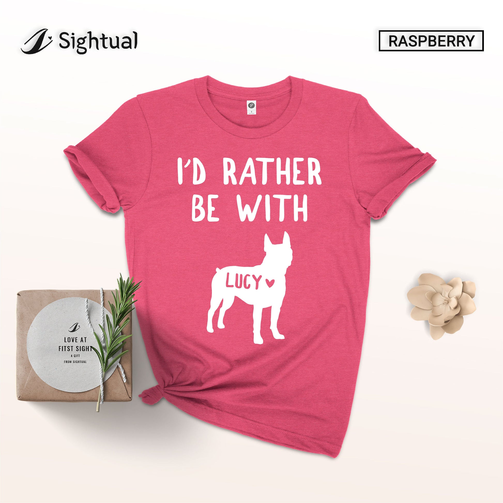 Personalized Boston Terrier Shirt - Funny Boston Terrier Shirt - Cute Boston Terrier Shirt - Gift - [Unisex Shirt]