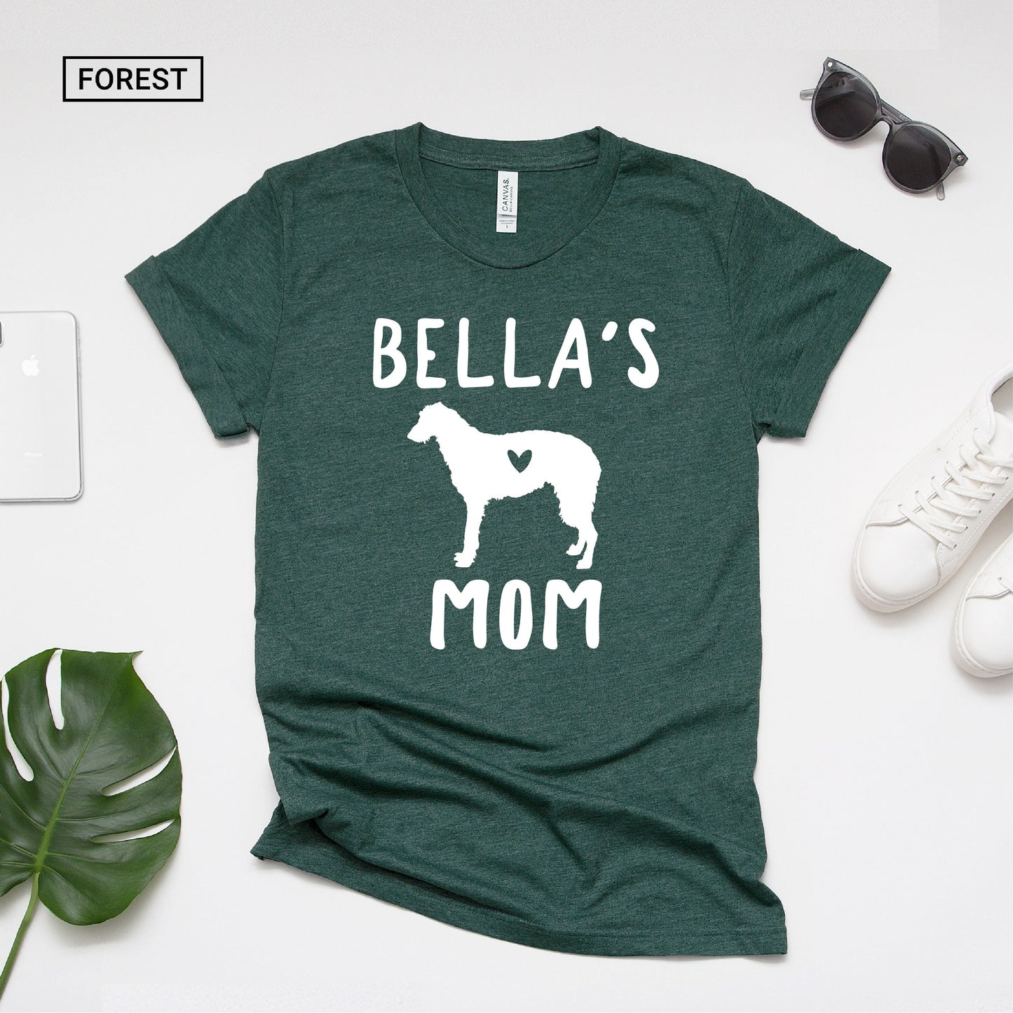 Personalized Irish wolfhound Mom Shirt - Cute Irish wolfhound Mama Shirt - Gift - [Unisex Shirt]