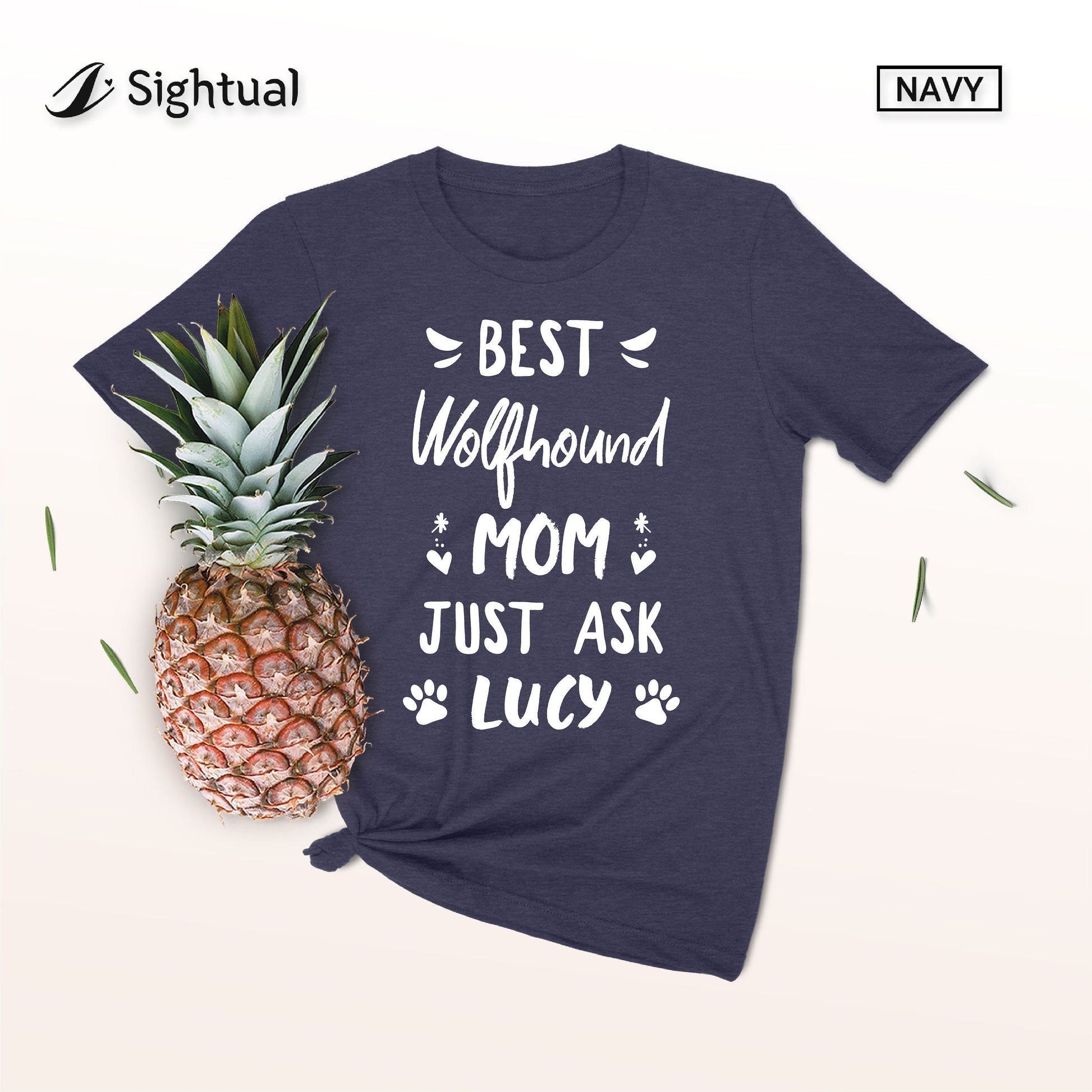 Personalized Irish wolfhound Mom Shirt - Cute Irish wolfhound Mama Shirt - Gift - [Unisex Shirt]