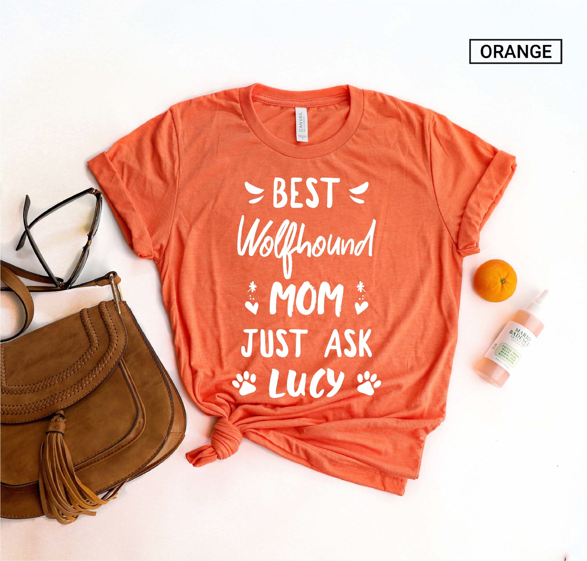 Personalized Irish wolfhound Mom Shirt - Cute Irish wolfhound Mama Shirt - Gift - [Unisex Shirt]