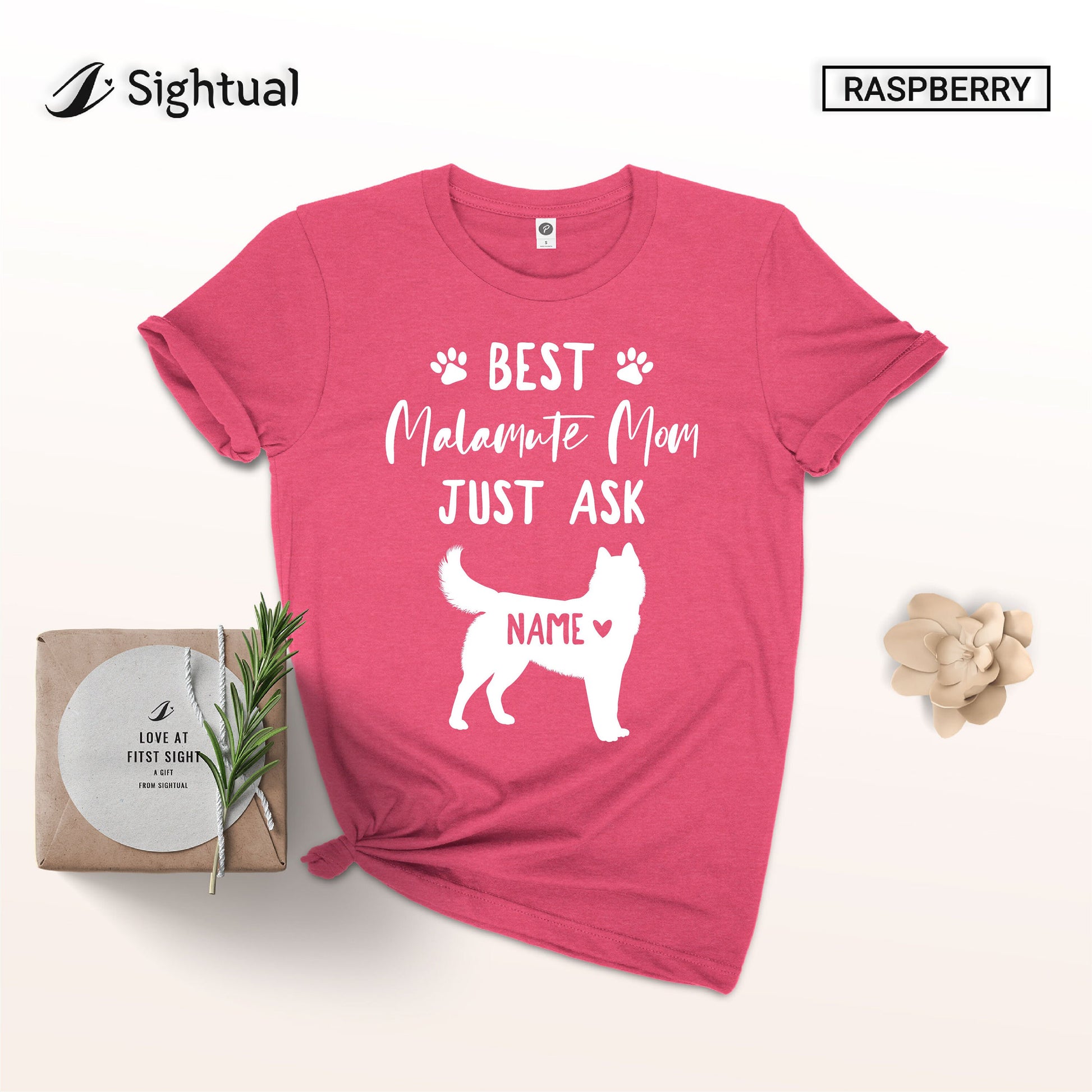 Personalized Alaskan Malamute Mom Shirt - Gift - [Unisex Shirt]